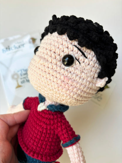 St. Carlo Acutis Crochet Doll