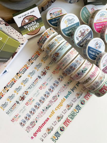 St. Therese of Lisieux Washi Tape | 15mm x 10m 