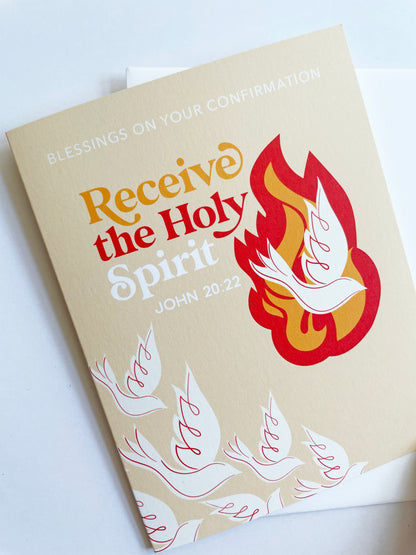 Receive the Holy Spirit Greeting Card