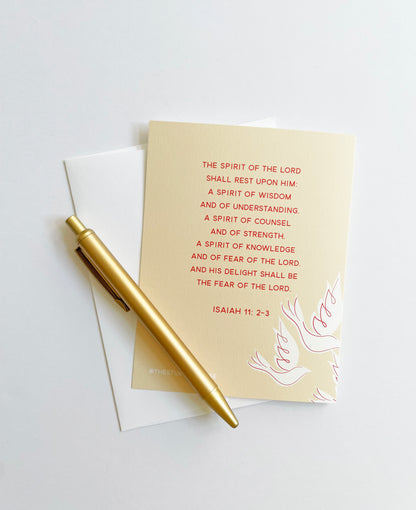 Receive the Holy Spirit Greeting Card