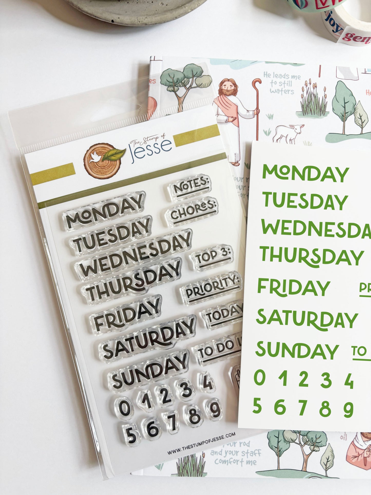 Days of the Week Clear Stamp Set