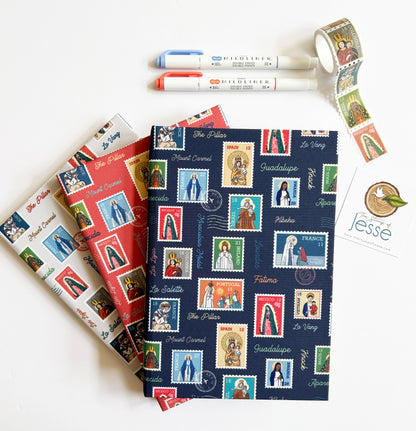 Ave Maria Post FABRIC Hardcover journal