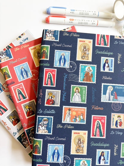 Ave Maria Post FABRIC Hardcover journal
