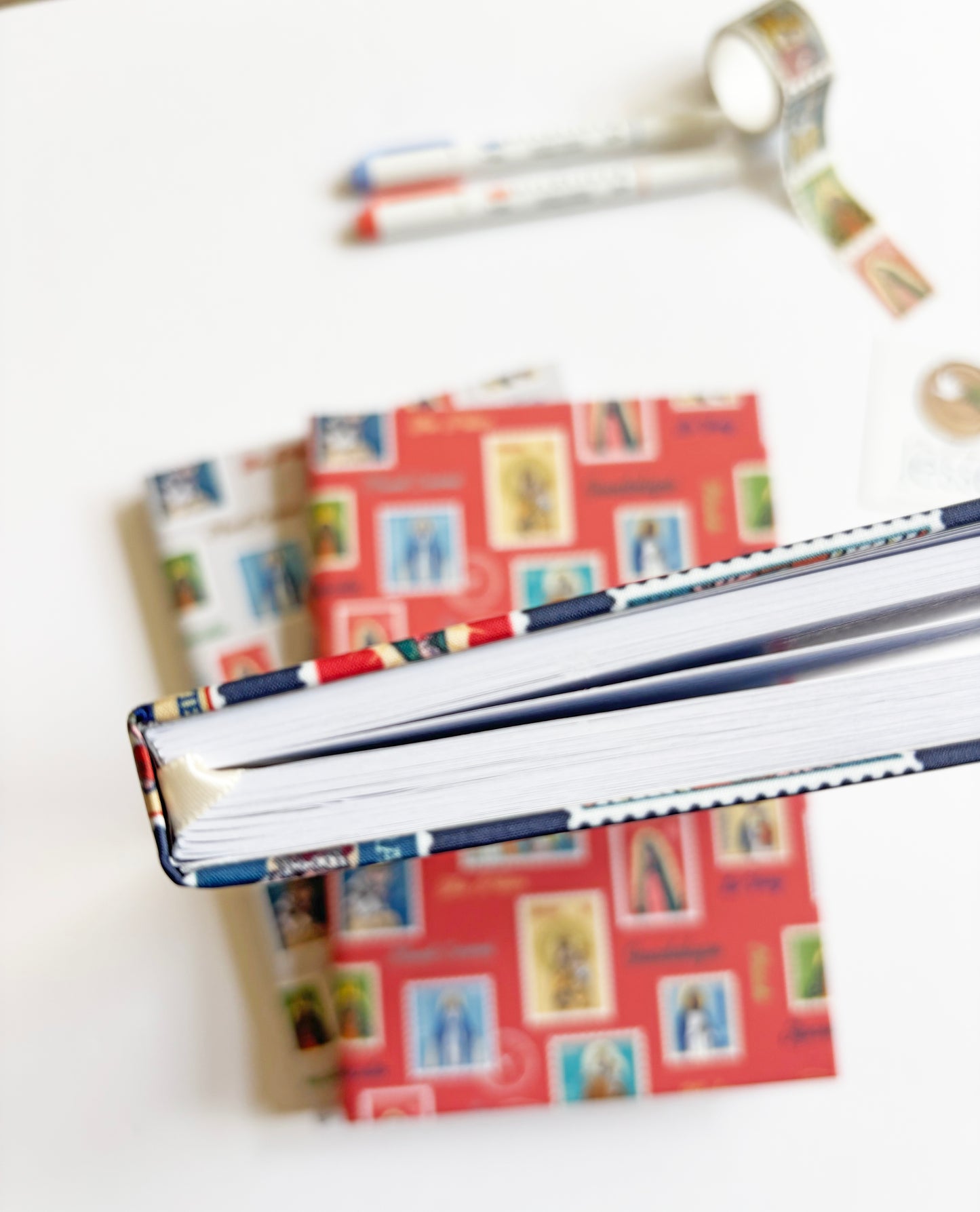Ave Maria Post FABRIC Hardcover journal
