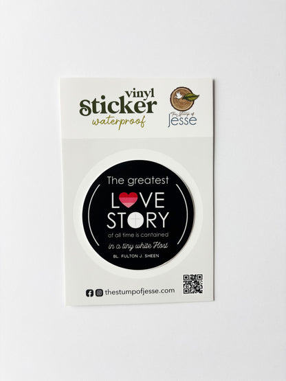 Bl. Fulton Sheen Sticker | The Eucharist