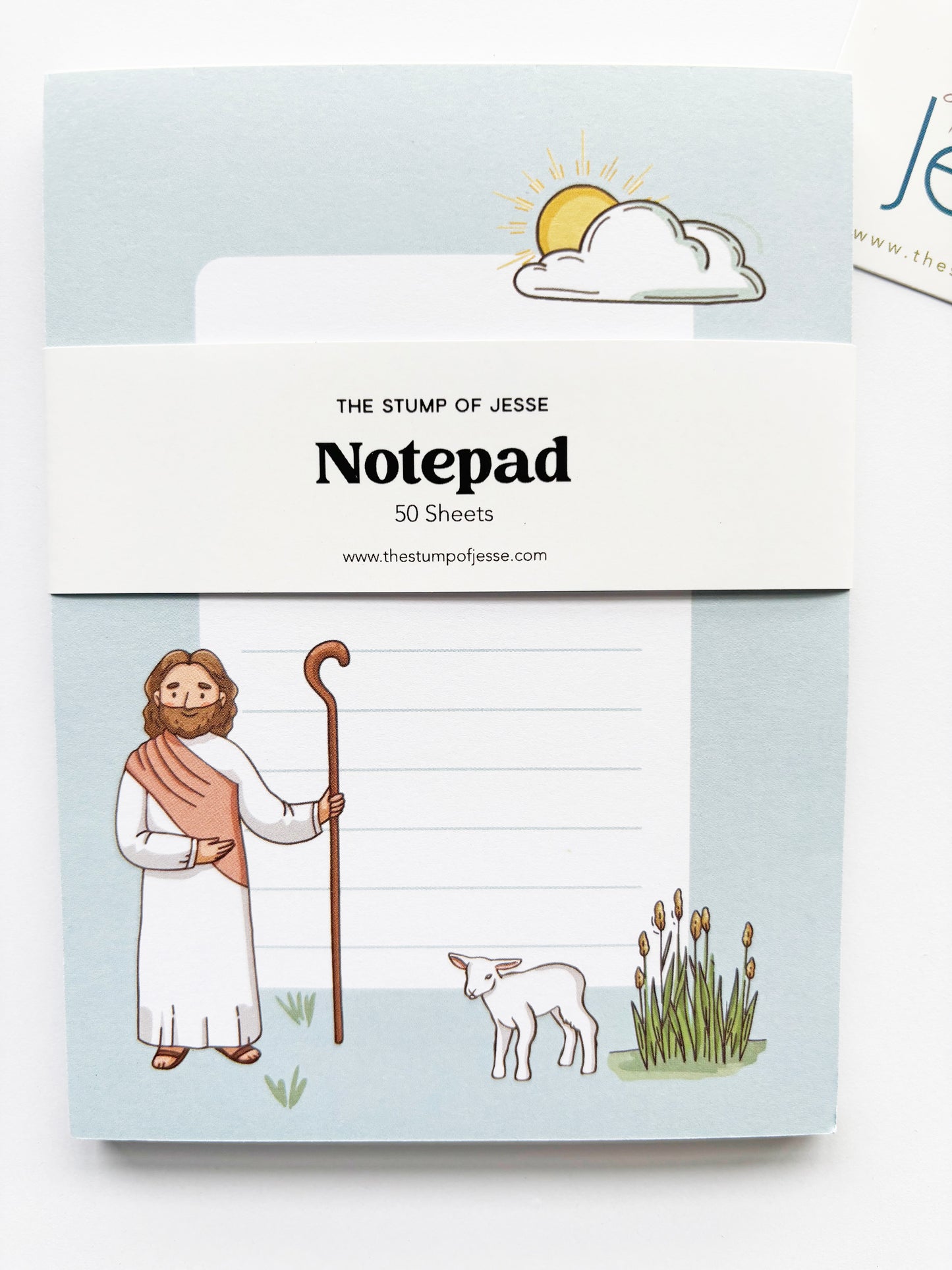Catholic notepad | The Good Shepherd | Fatima | Guadalupe | Ave Maria Post | Women + Men Saints