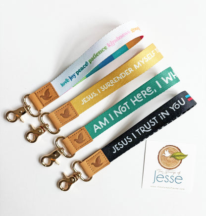 Fruits of the Holy Spirit Wristlet Keychain