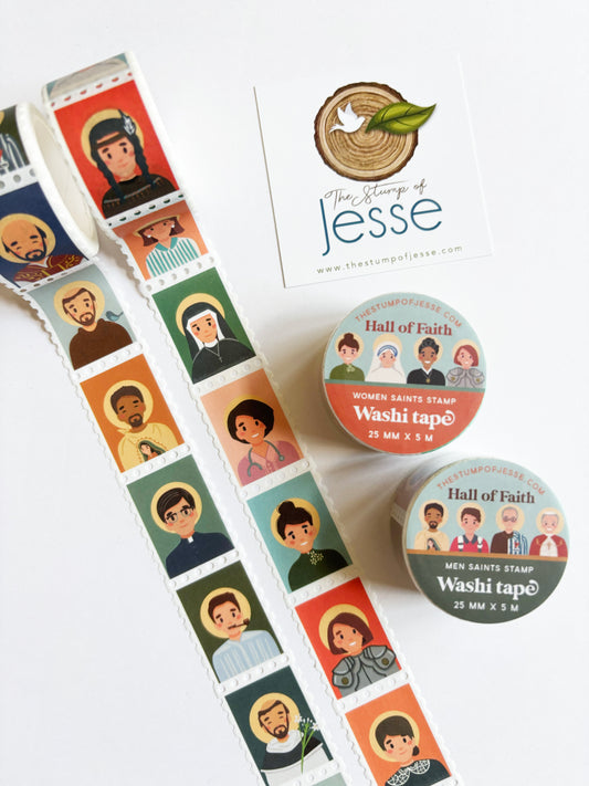 Hall of Faith Men and Women Washi Tape