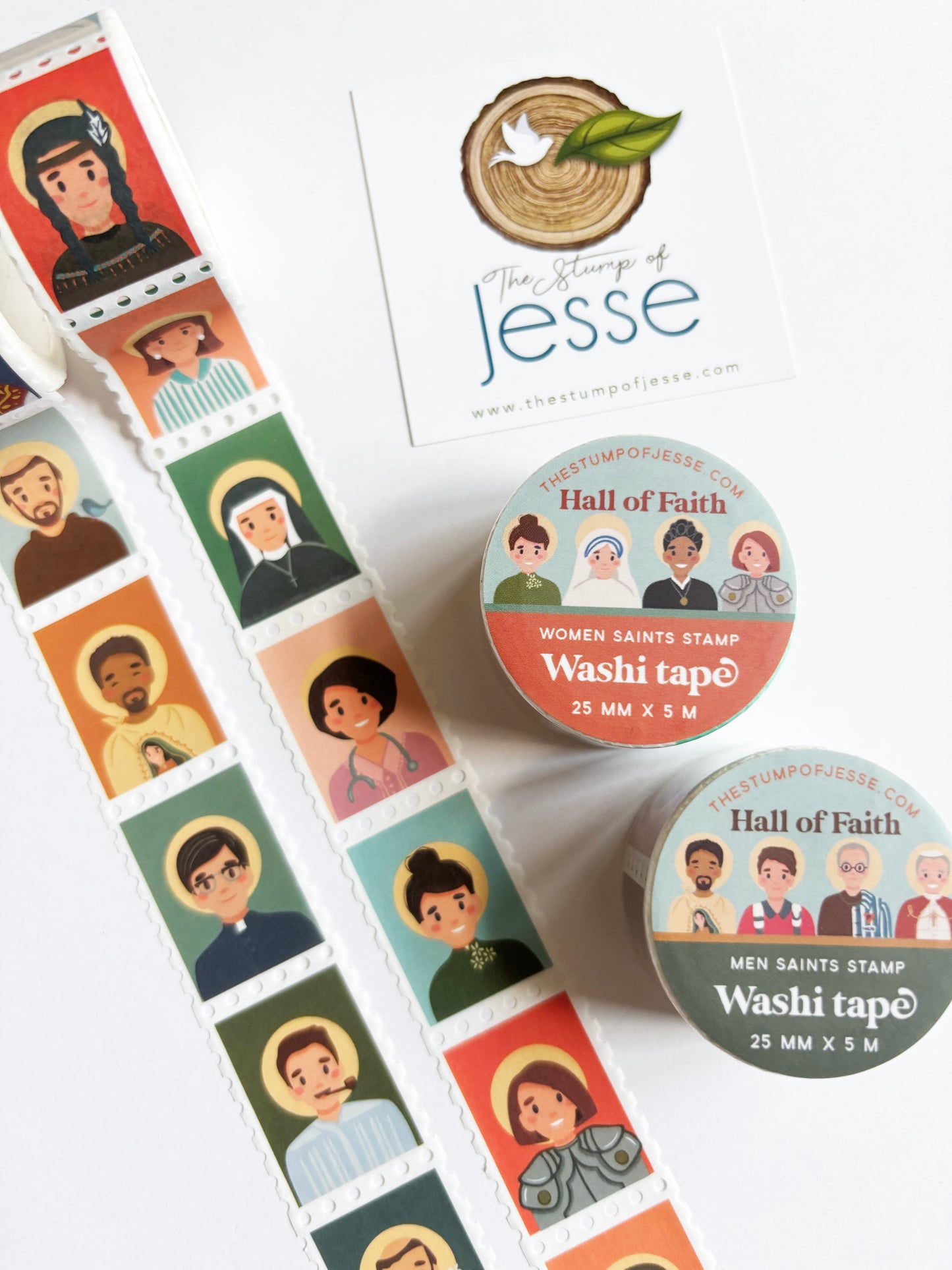 Hall of Faith Men and Women Washi Tape