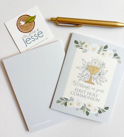 First Holy Communion Greeting Card