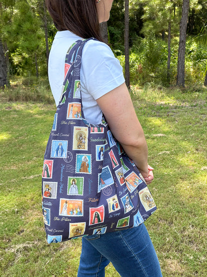 Catholic Nylon Reusable Shopping bag