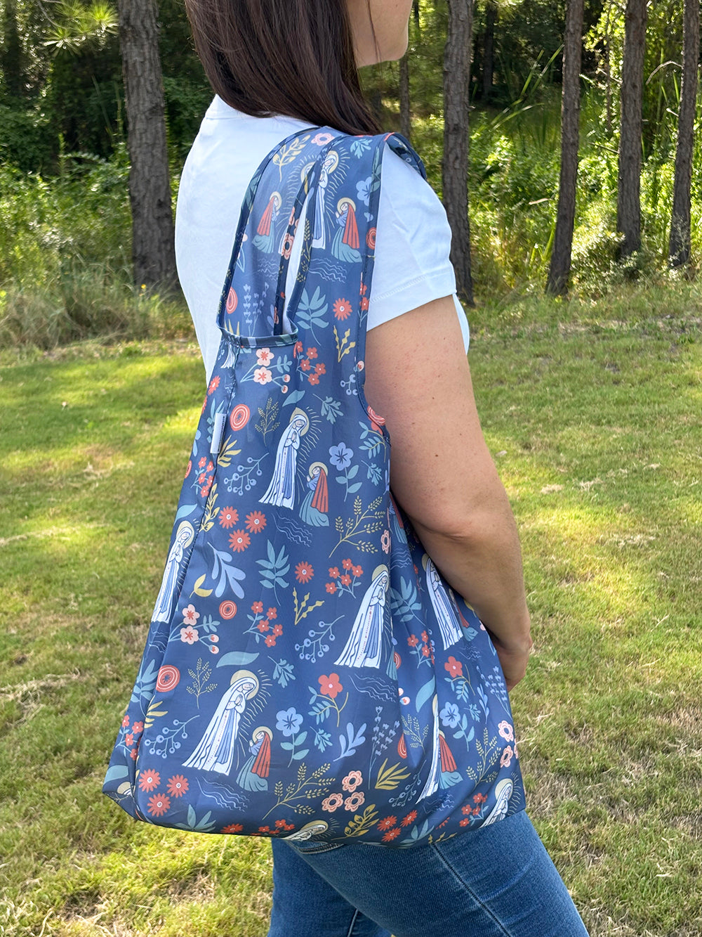 Catholic Nylon Reusable Shopping bag