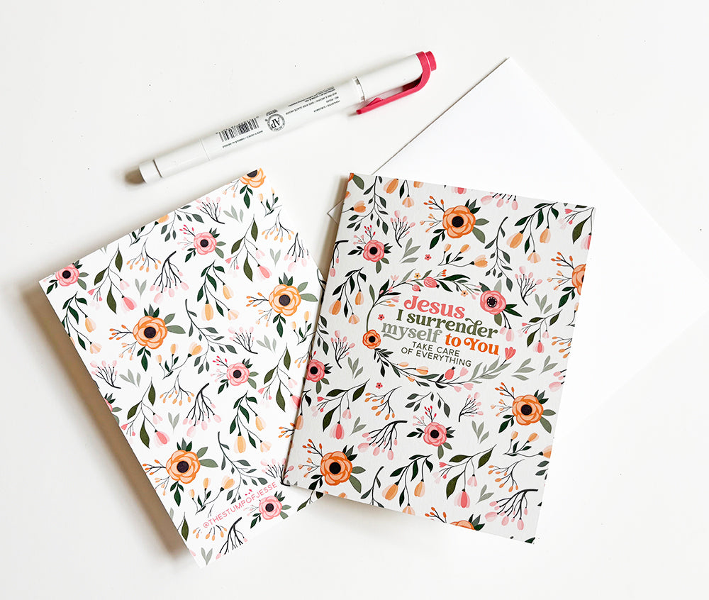 Jesus, I surrender myself to You Greeting Card