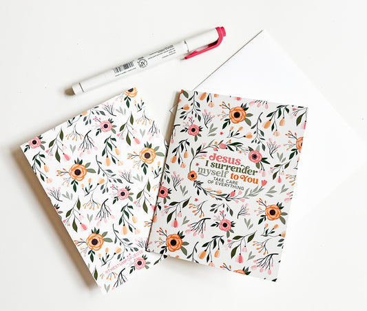Jesus, I surrender myself to You Greeting Card