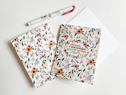 Jesus, I surrender myself to You Greeting Card