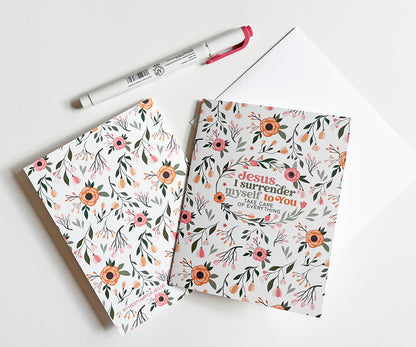 Jesus, I surrender myself to You Greeting Card