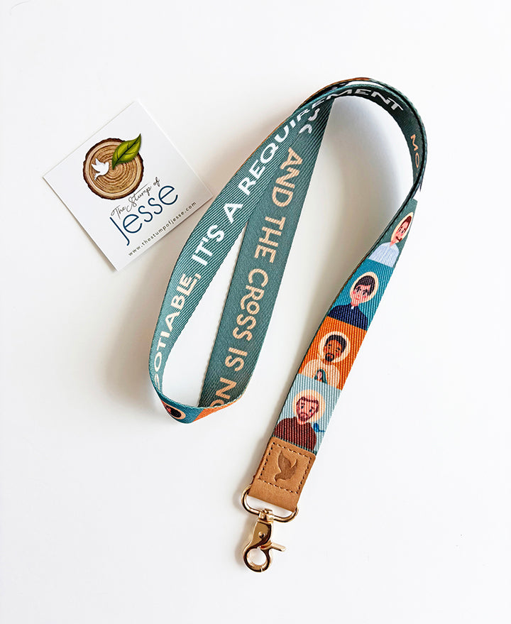 Men Saints Lanyard