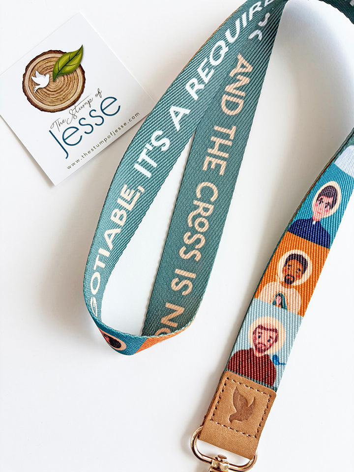 Men Saints Lanyard