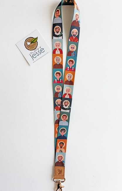 Men Saints Lanyard