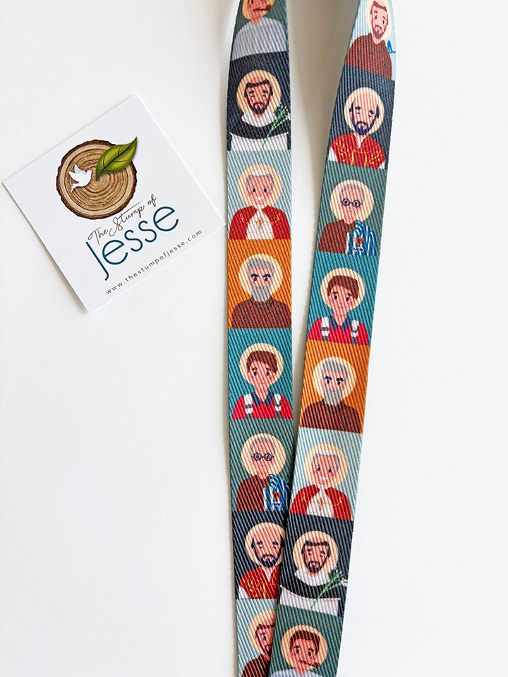 Men Saints Lanyard