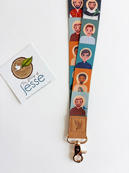 Men Saints Lanyard