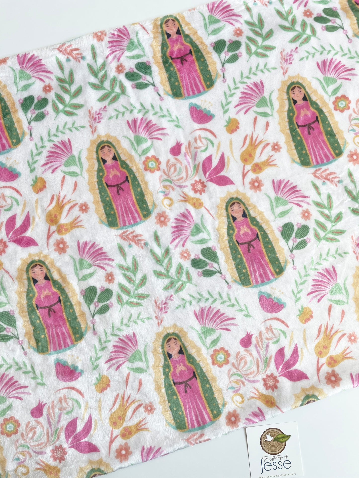 Our Lady of Guadalupe Velveteen Blanket