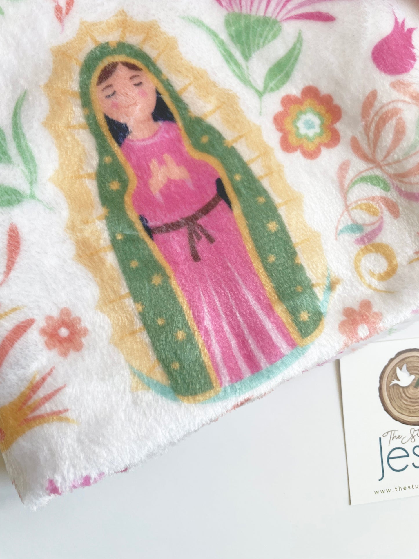 Our Lady of Guadalupe Velveteen Blanket
