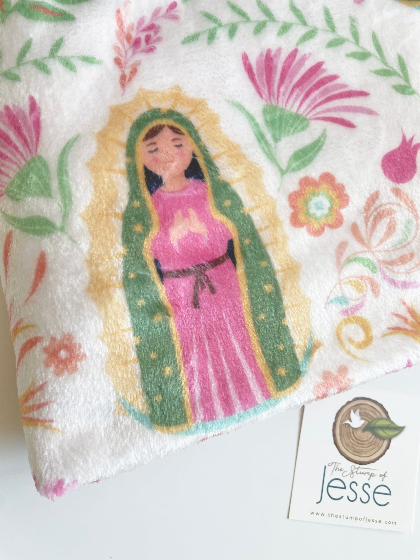 Our Lady of Guadalupe Velveteen Blanket