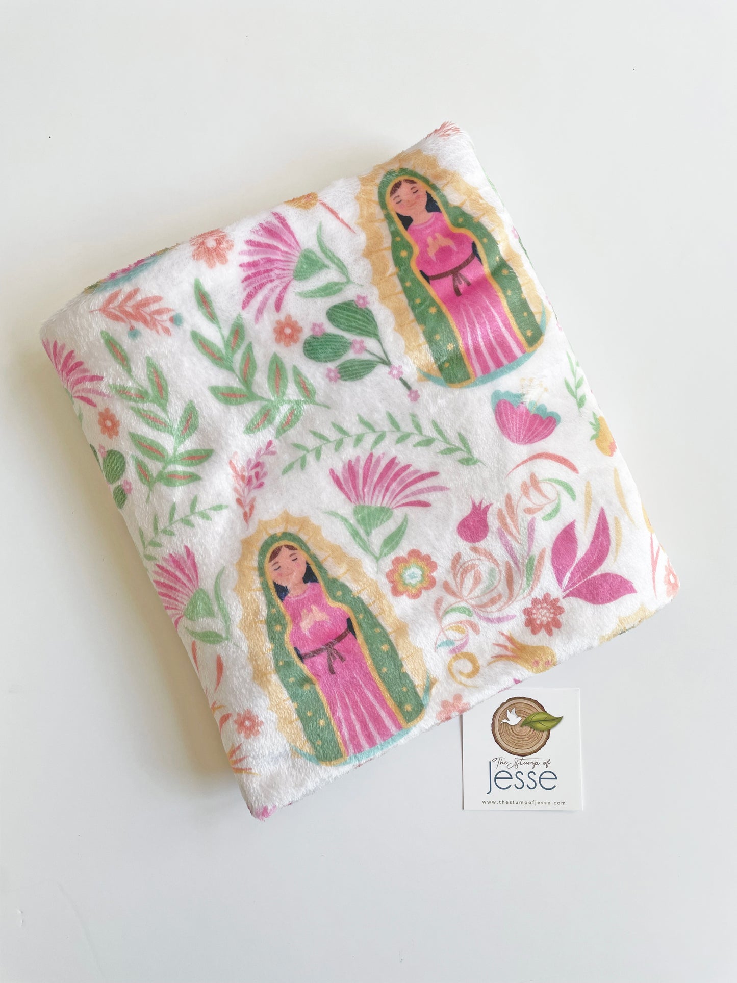 Our Lady of Guadalupe Velveteen Blanket