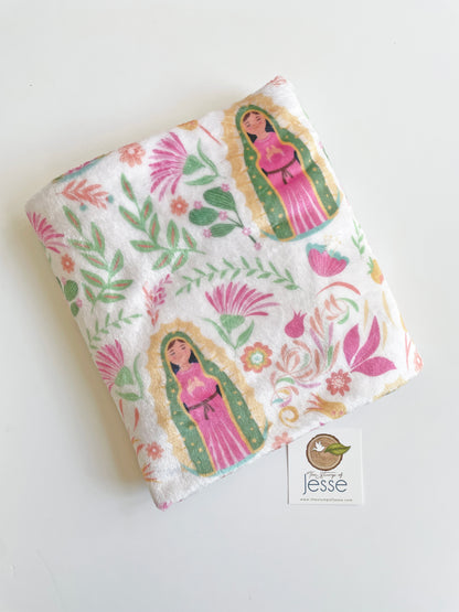 Our Lady of Guadalupe Velveteen Blanket