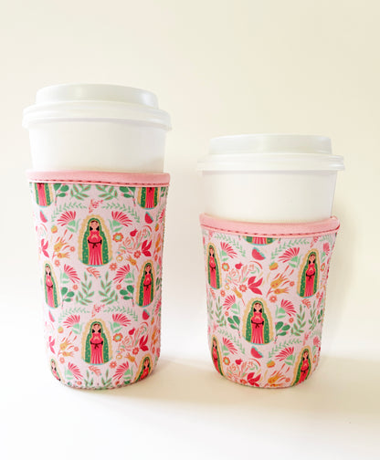 Our Lady of Guadalupe Drink Sleeve | Coffee Cozies | Gift for Catholic