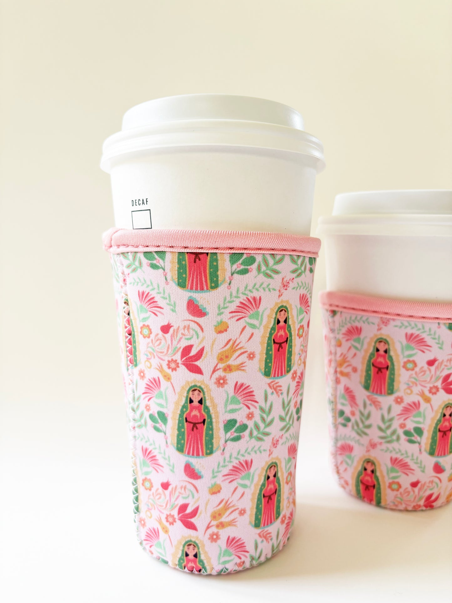 Our Lady of Guadalupe Drink Sleeve | Coffee Cozies | Gift for Catholic