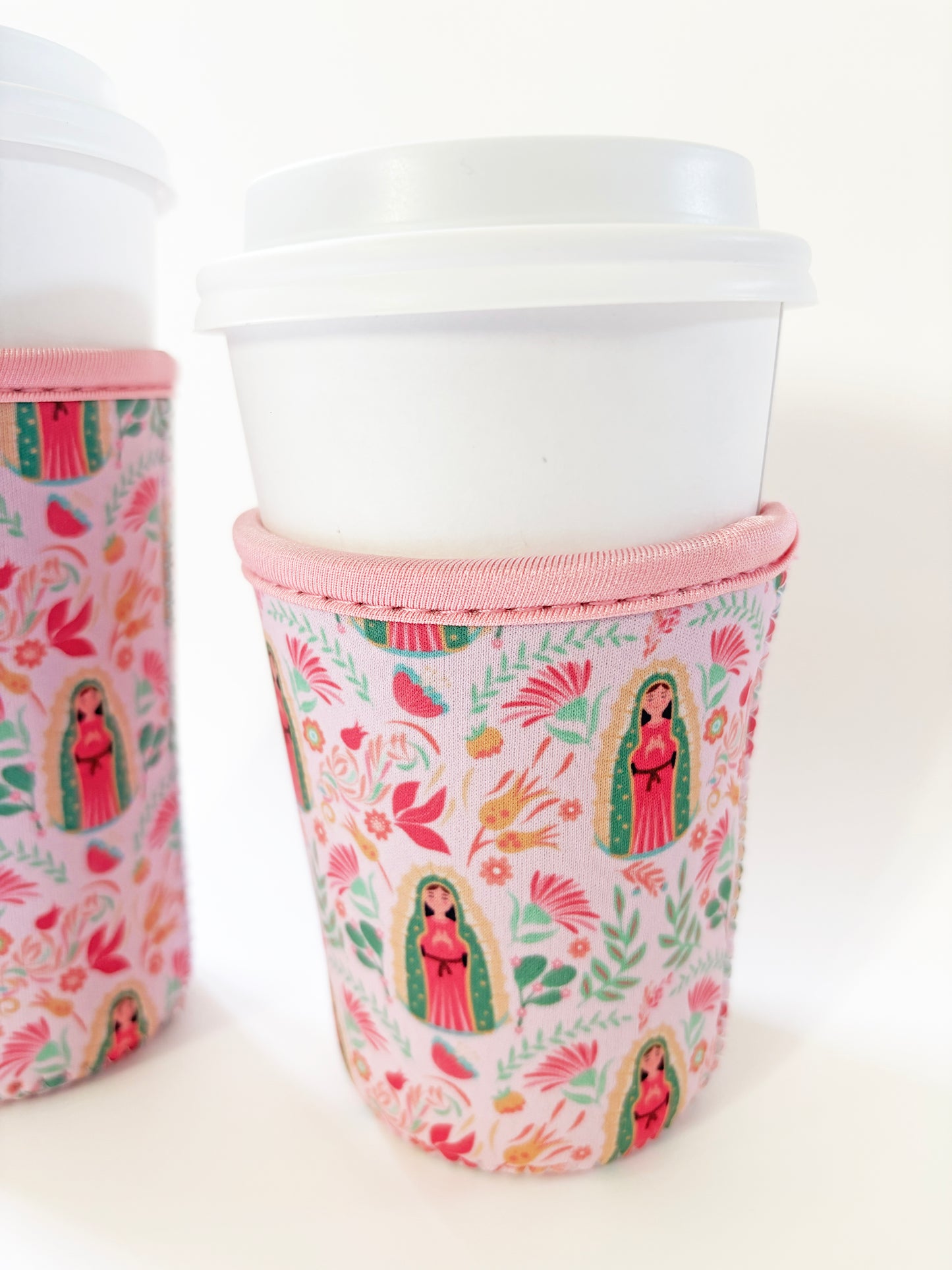 Our Lady of Guadalupe Drink Sleeve | Coffee Cozies | Gift for Catholic