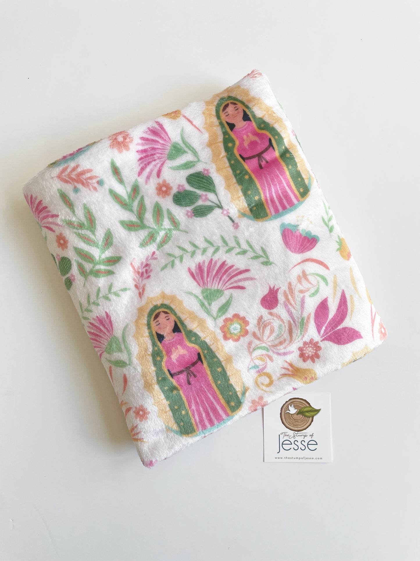 Our Lady of Guadalupe Velveteen Blanket