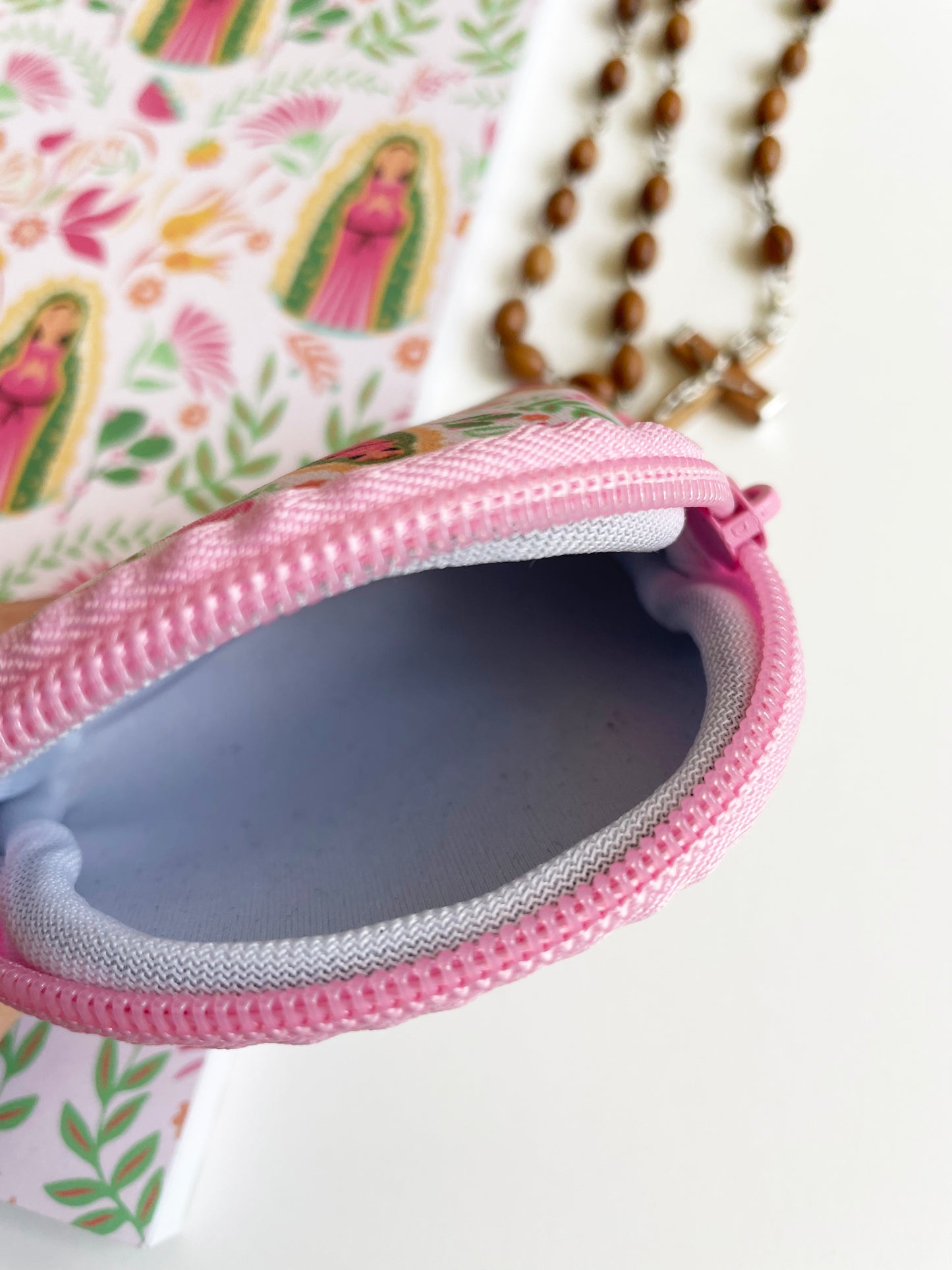 Our Lady of Guadalupe Rosary Pouch
