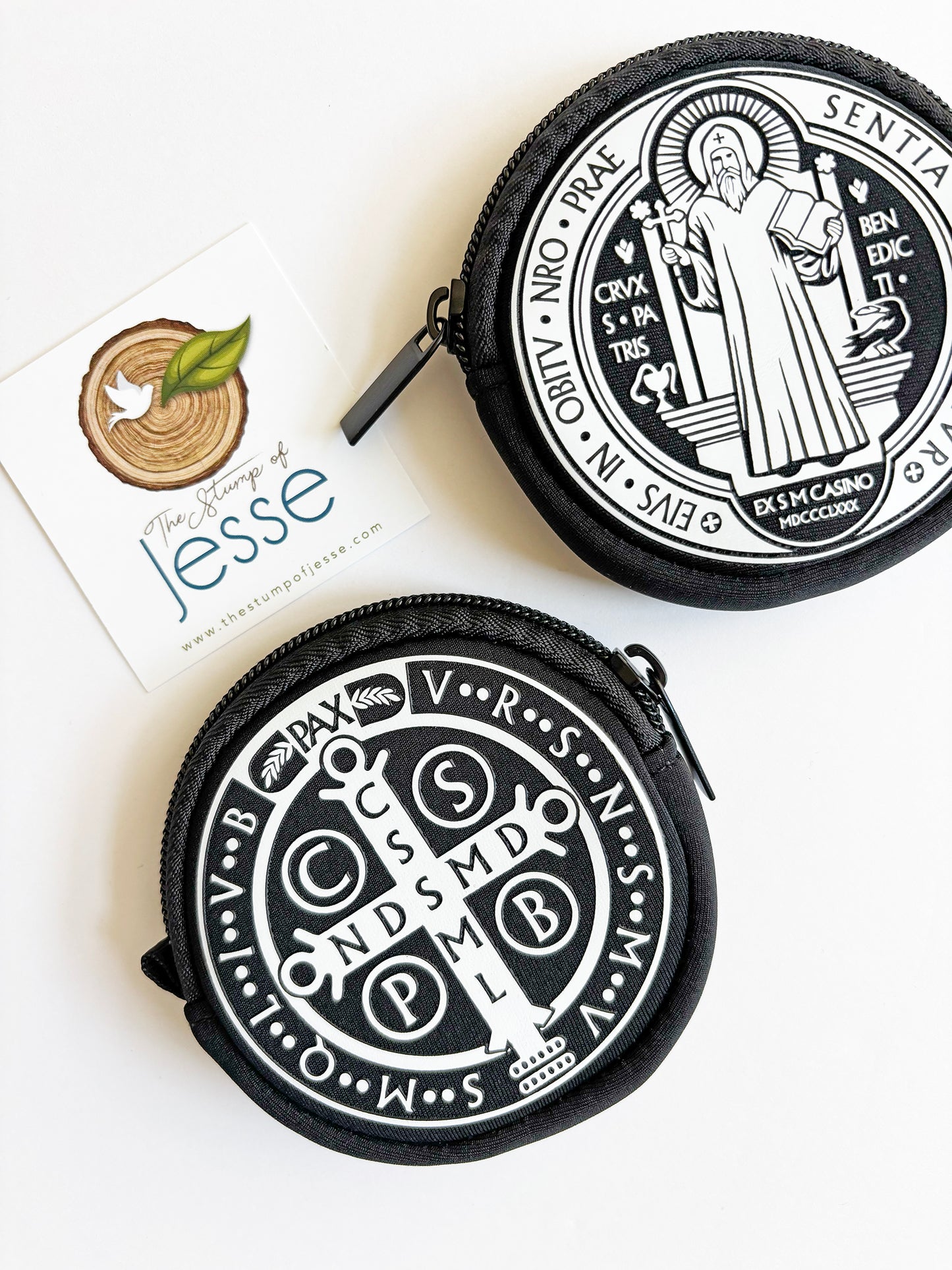 St. Benedict Medal Rosary Pouch
