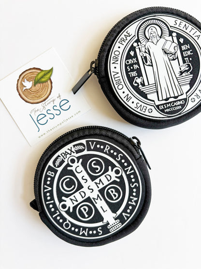 St. Benedict Medal Rosary Pouch