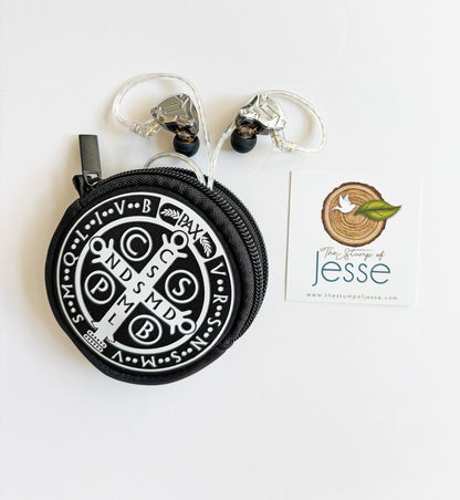 St. Benedict Medal Rosary Pouch