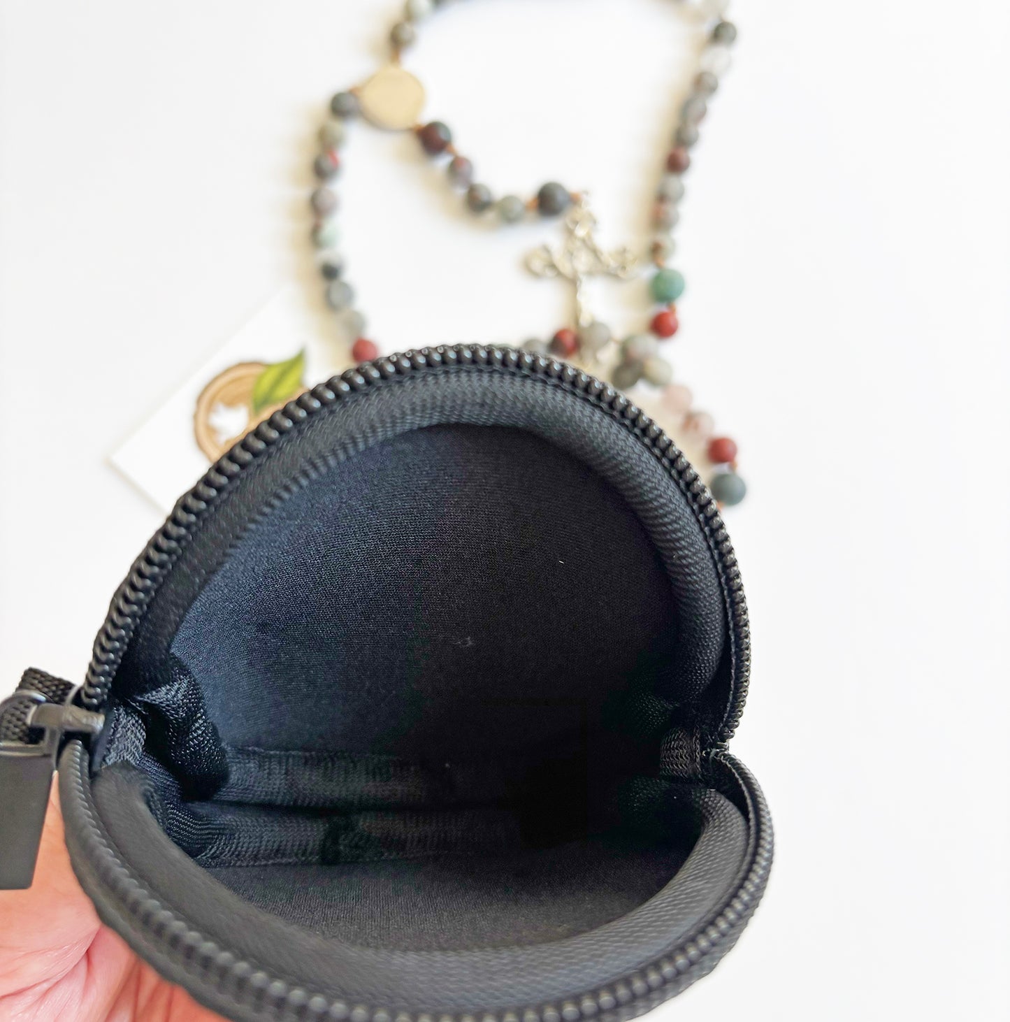 St. Benedict Medal Rosary Pouch