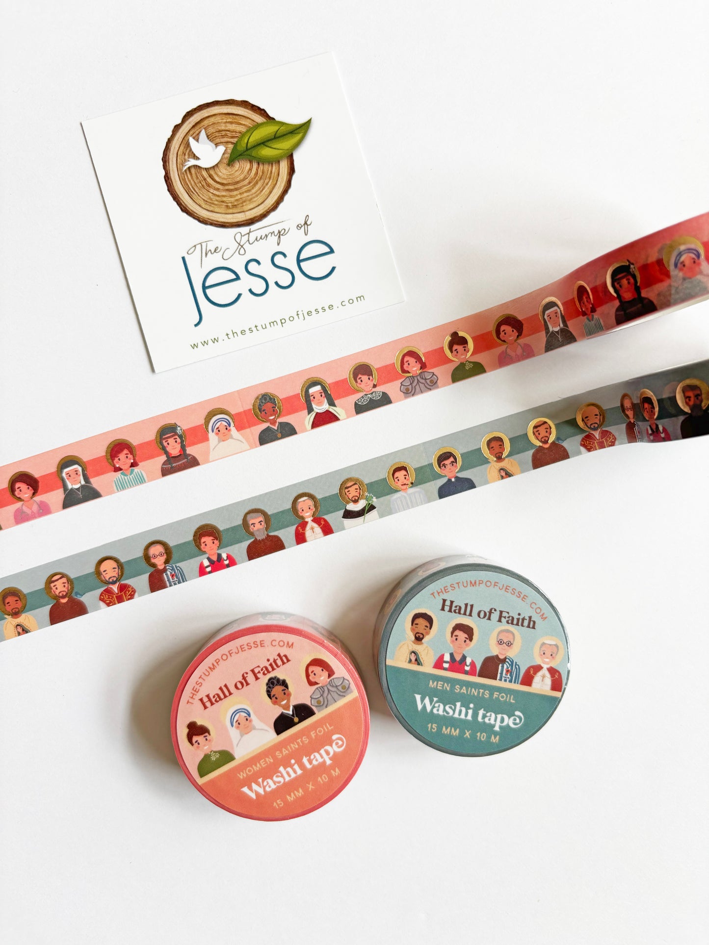 Women Saints | Men Saints  Foil Washi Tape