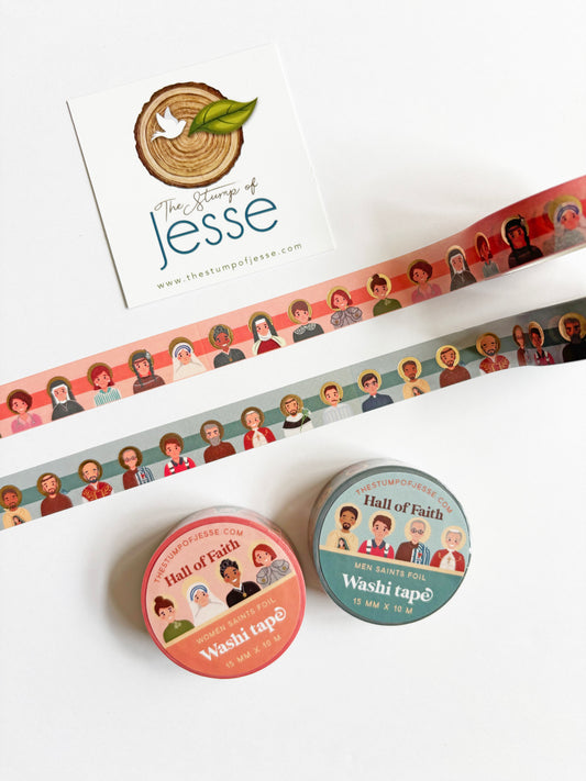Women Saints | Men Saints  Foil Washi Tape