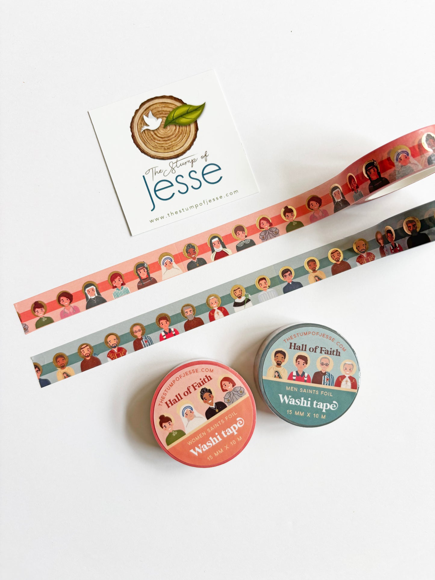 Women Saints | Men Saints  Foil Washi Tape