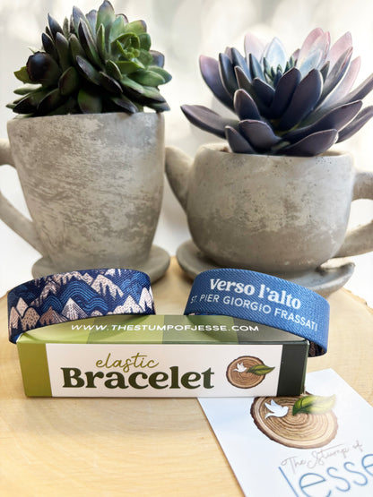 St. Pier Giorgio Frassati | Reversible Elastic Bracelet