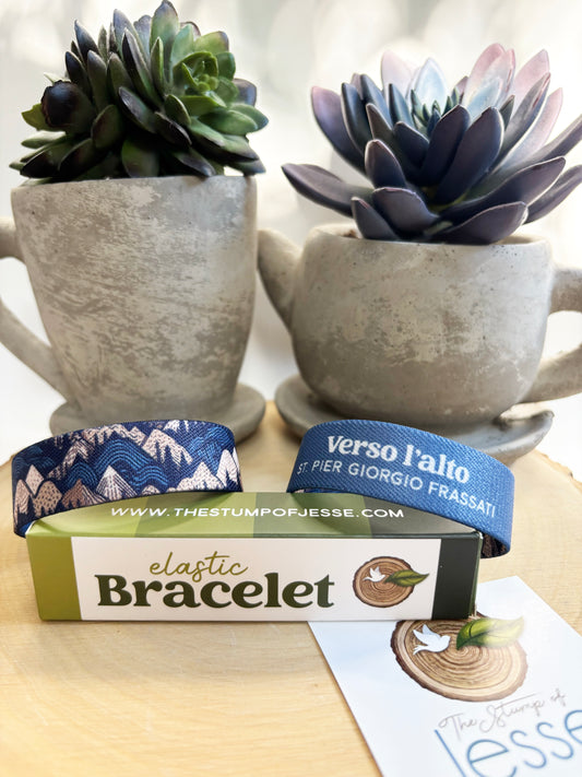 St. Pier Giorgio Frassati | Reversible Elastic Bracelet