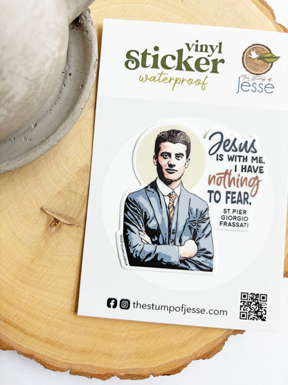Pier Giorgio Frassati Waterproof Sticker