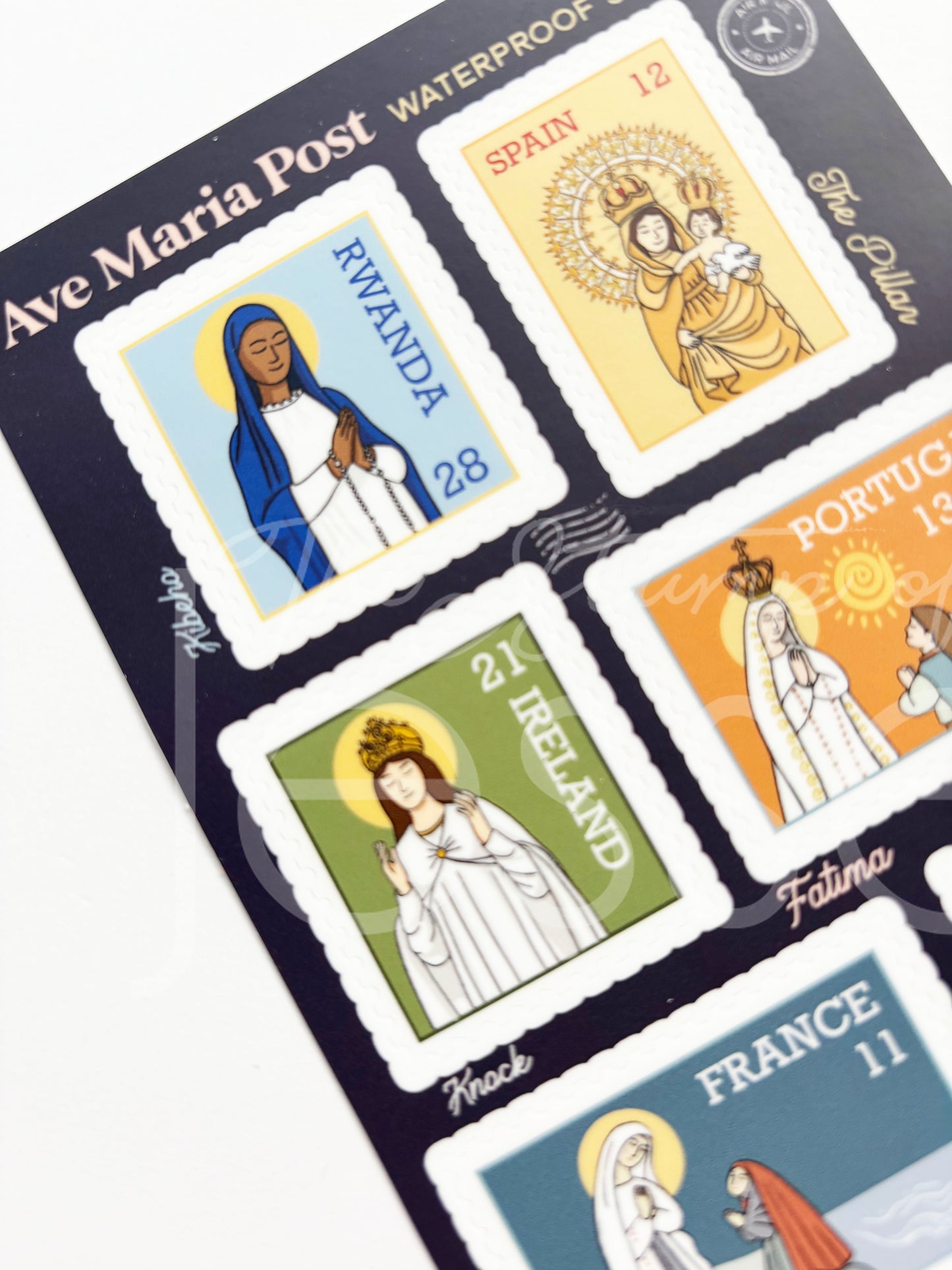 Ave Maria Post Sticker Sheets