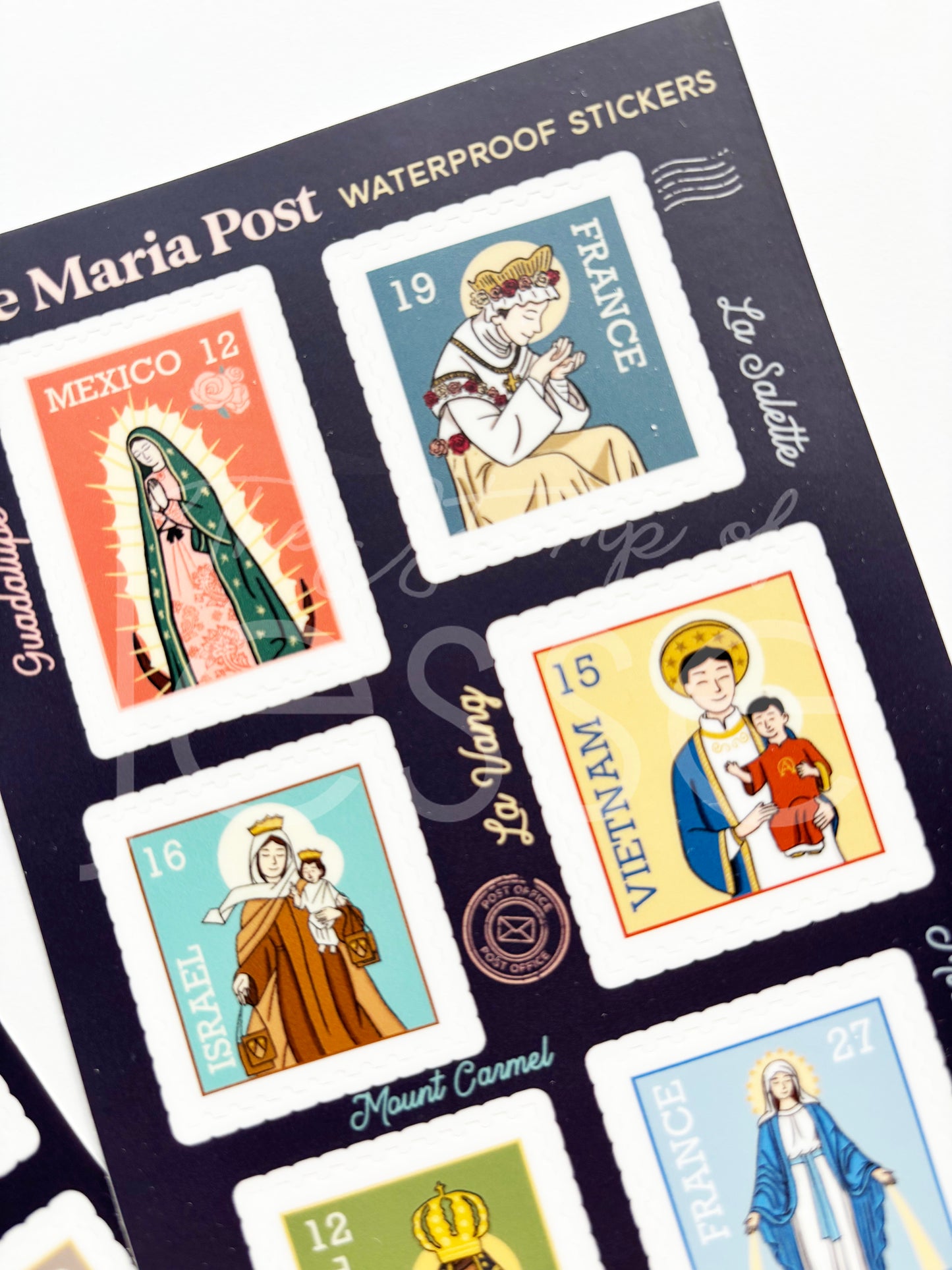Ave Maria Post Sticker Sheets