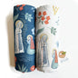 Our Lady of Lourdes and St. Bernadette Muslin Deluxe Swaddle