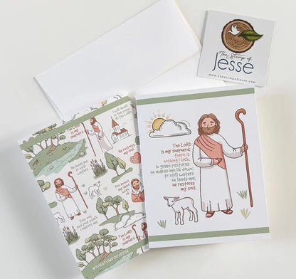 The Good Shepherd | Psalm 23 Greeting Card