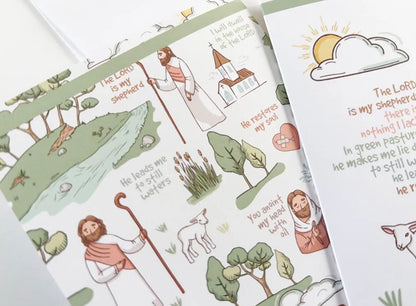 The Good Shepherd | Psalm 23 Greeting Card